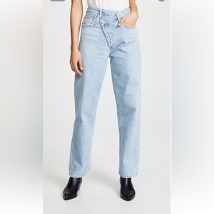 Agolde criss cross jeans